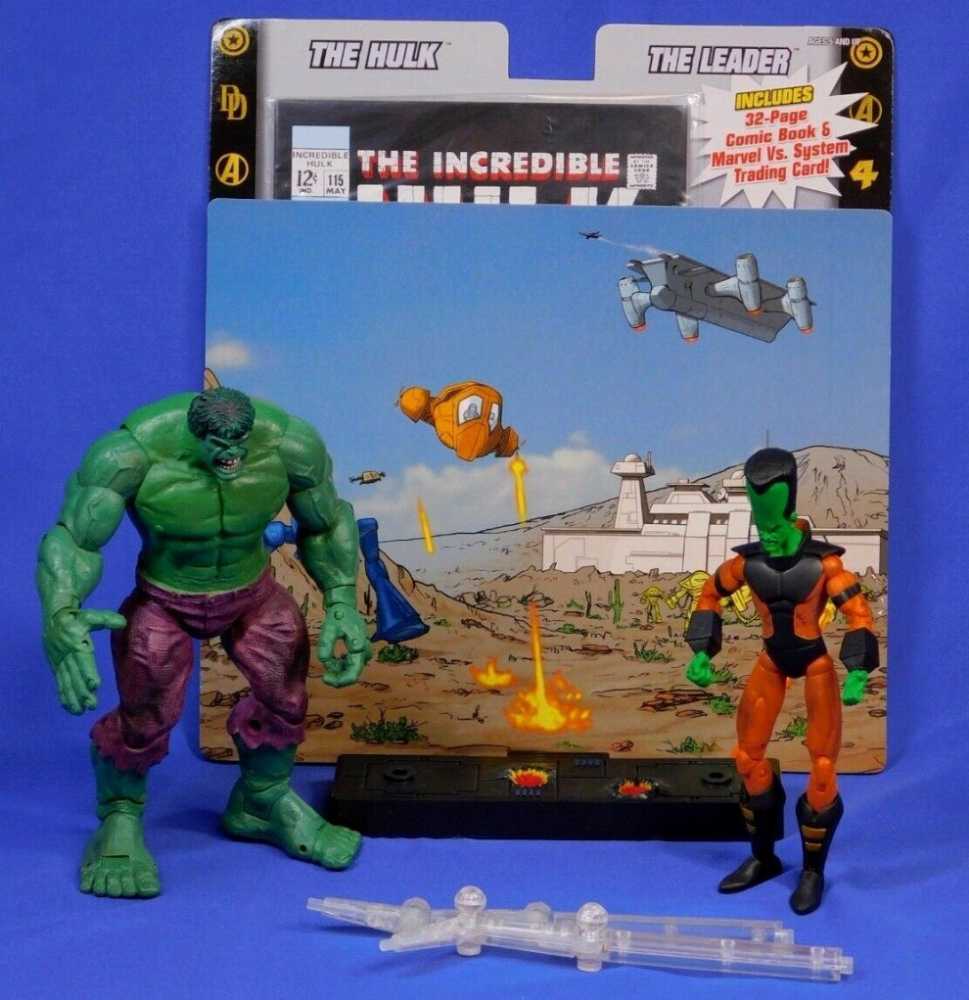 Toybiz Marvel Legends Face-Off Hulk vs The Leader Variant  - Toy Biz (Marvel Legends) (Marvel Legends) action figure collectible [Barcode 035112713401] - Main Image 3