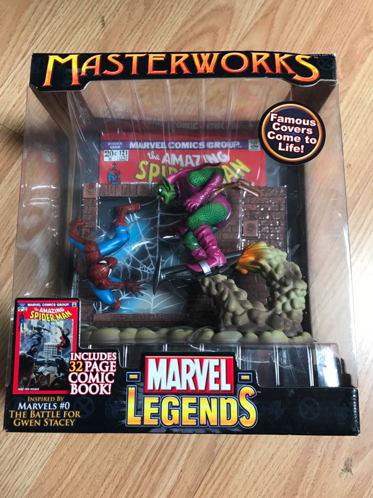 Marvel Legends MASTERWORKS Spider-Man Vs Green Goblin - Toy Biz (Marvel Masterworks) action figure collectible [Barcode 035112715863] - Main Image 1