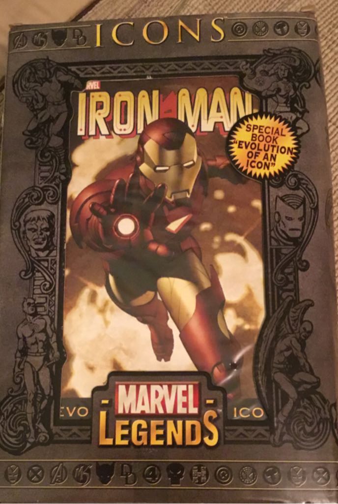 Marvel Legends Icons: Iron Man - Icons (Variant) - Toy Biz Inc (Marvel Legends) action figure collectible [Barcode 035112716204] - Main Image 2
