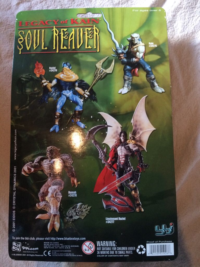 Raziel  (Legacy Of Kain - Soul Reaver) action figure collectible [Barcode 021105210286] - Main Image 2