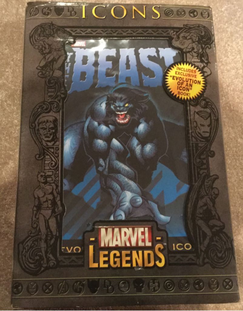 Beast Grey Variant - Toybiz (Marvel Legends) action figure collectible [Barcode 035112716983] - Main Image 2