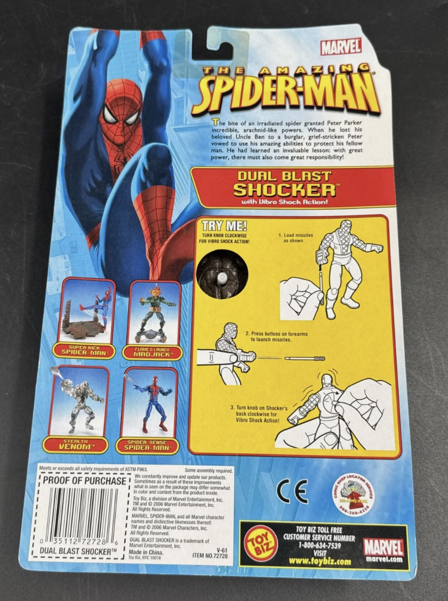 Shocker - Toy Biz (Marvel (Spider-man)) action figure collectible [Barcode 035112727286] - Main Image 3