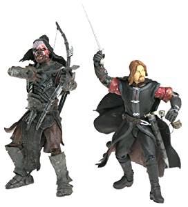 The Lord Of The Rings - Boromir Vs. Lurtz - Toy Biz (Lord Of The Rings) action figure collectible [Barcode 035112810414] - Main Image 2