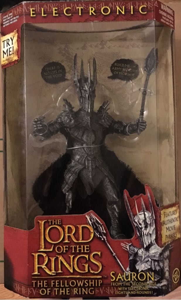Sauron Of Second Age - Toy Biz (LOTR: The Fellowship Of The Ring) action figure collectible [Barcode 035112810971] - Main Image 2