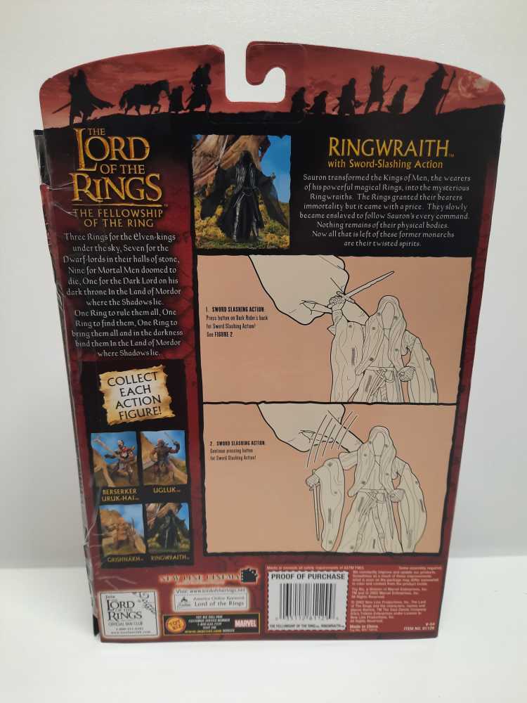 Ringwraith - Toy Biz (Lord Of The Rings) action figure collectible [Barcode 035112811299] - Main Image 2