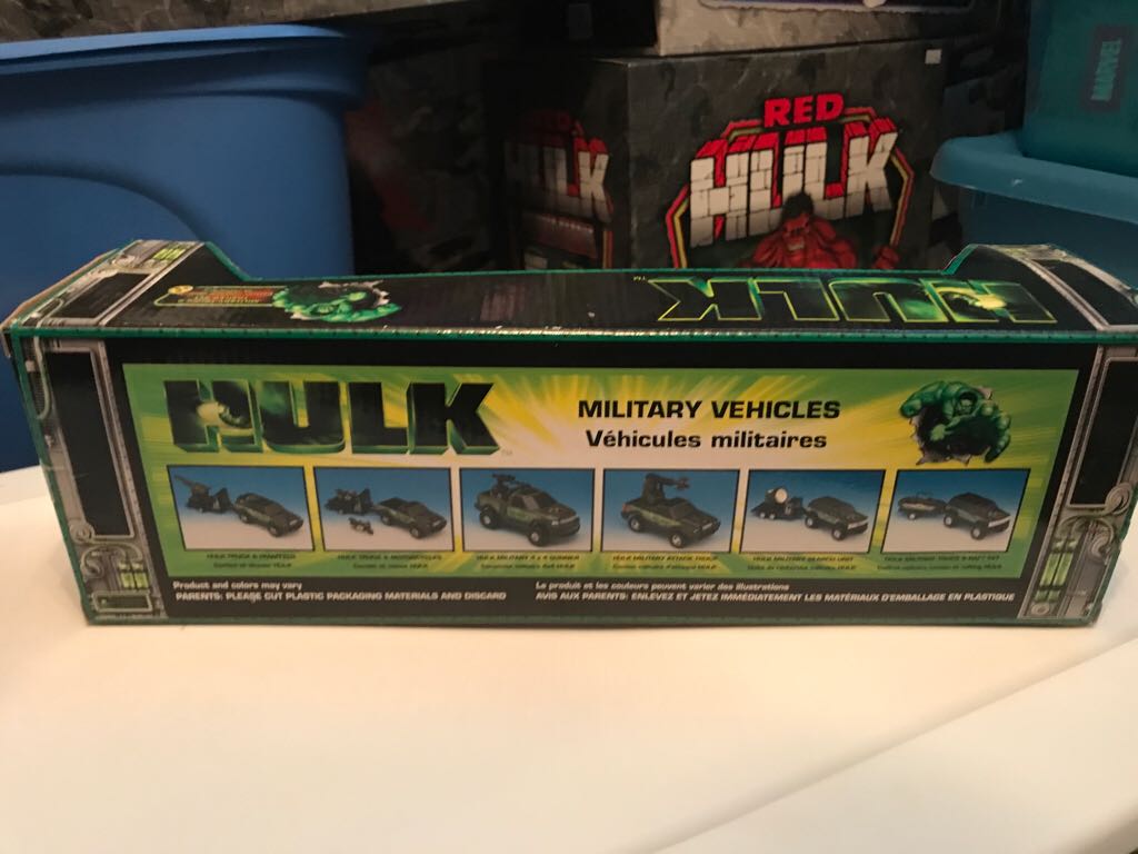 Hulk - Army Jeep With Trailer  action figure collectible [Barcode 021664061404] - Main Image 2