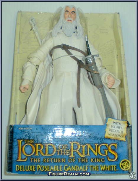 Gandalf The White - Toy Biz (Two Towers) (Lord Of The Rings) action figure collectible [Barcode 035112812234] - Main Image 2