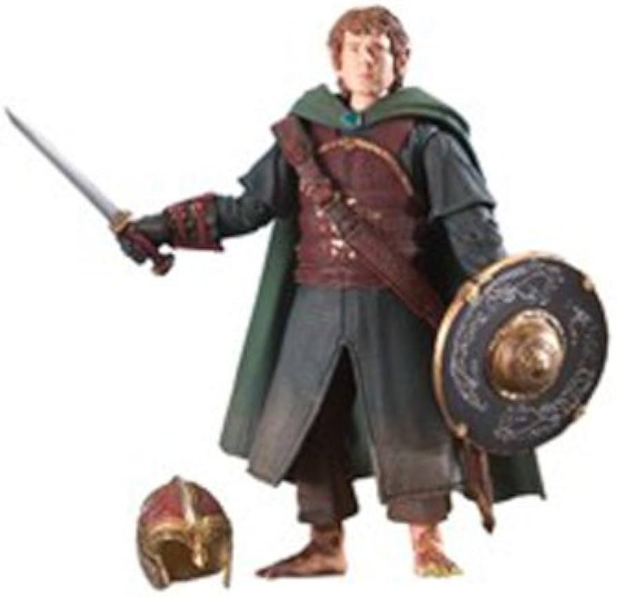 Merry (with Rohan Armor) - Toy Biz (LOTR: The Return Of The King) action figure collectible [Barcode 035112813330] - Main Image 4