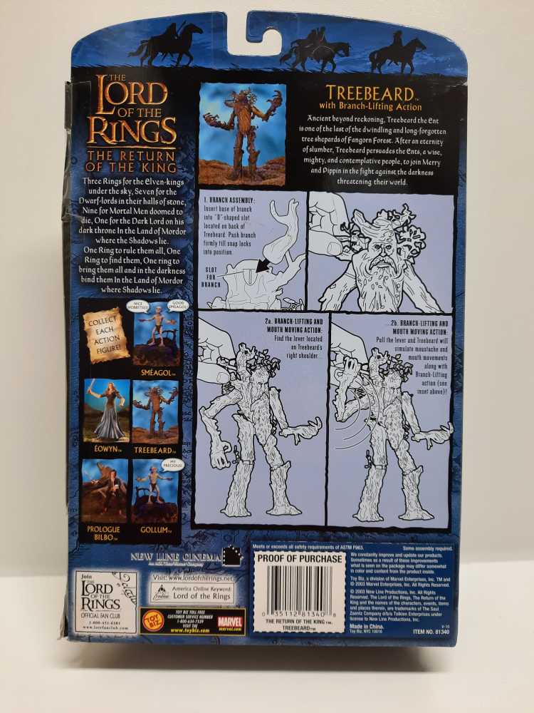Treebeard - Toy Biz (Lord of the Rings : The Return of the King) action figure collectible [Barcode 035112813408] - Main Image 2