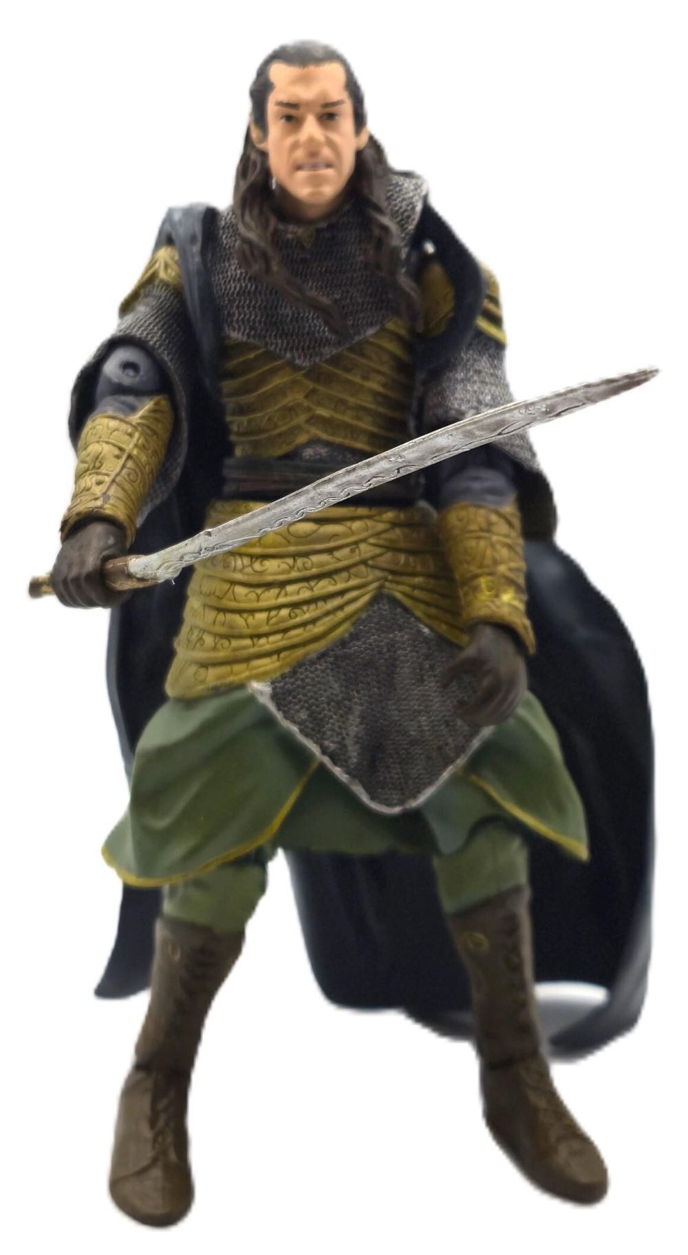 Elrond: with Elven Sword Attack Action - TOYBIZ (Lord Of The Rings) (LOTR: The Fellowship Of The Ring) action figure collectible [Barcode 035112813910] - Main Image 4