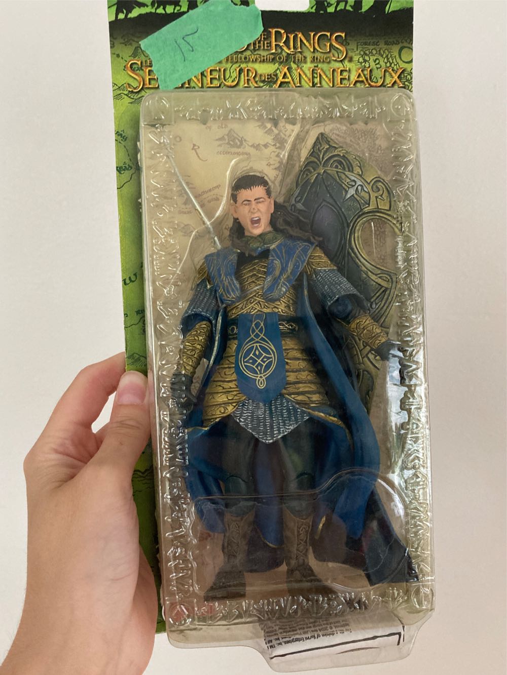 Gil-Galad with Spear Attack Action - Toy Biz / Grand (LOTR: The Fellowship Of The Ring) action figure collectible [Barcode 035112814375] - Main Image 2