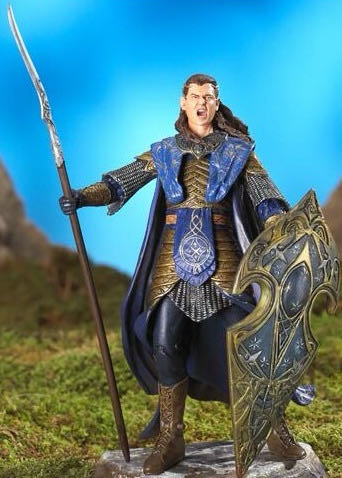 Gil-Galad with Spear Attack Action - Toy Biz / Grand (LOTR: The Fellowship Of The Ring) action figure collectible [Barcode 035112814375] - Main Image 3
