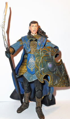 Gil-Galad with Spear Attack Action - Toy Biz / Grand (LOTR: The Fellowship Of The Ring) action figure collectible [Barcode 035112814375] - Main Image 4