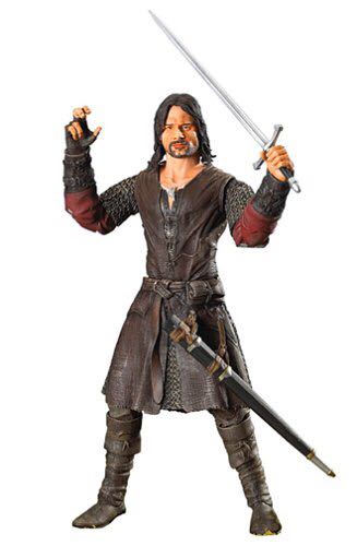 Aragorn - Toy Biz (LOTR: The Two Towers) action figure collectible [Barcode 035112814467] - Main Image 2