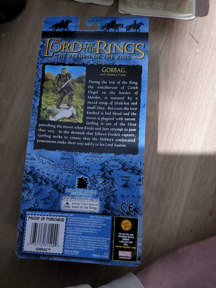 Gorbag - Toy Biz (LOTR: The Return Of The King) action figure collectible [Barcode 035112815242] - Main Image 4