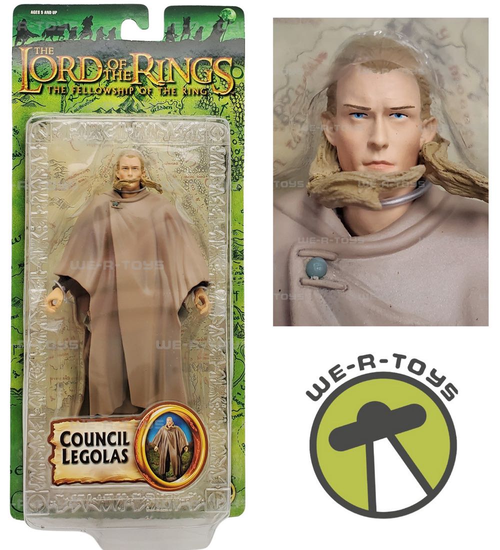 Legolas: Council of Elrond - TOYBIZ (Lord Of The Rings) (LOTR: The Fellowship Of The Ring) action figure collectible [Barcode 035112815648] - Main Image 3