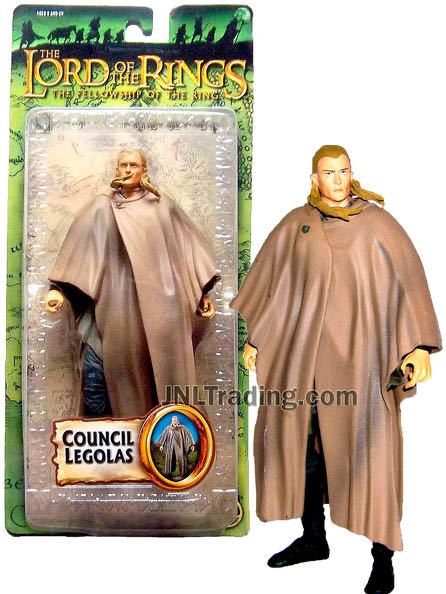 Legolas: Council of Elrond - TOYBIZ (Lord Of The Rings) (LOTR: The Fellowship Of The Ring) action figure collectible [Barcode 035112815648] - Main Image 4
