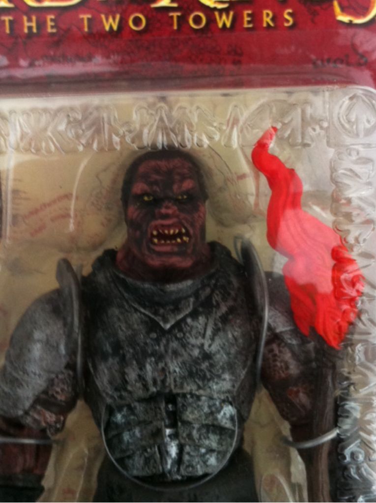 Battle Cry Uruk-Hai Warrior - Toy Biz (Two Towers) (Lord Of The Rings) action figure collectible [Barcode 035112815679] - Main Image 2