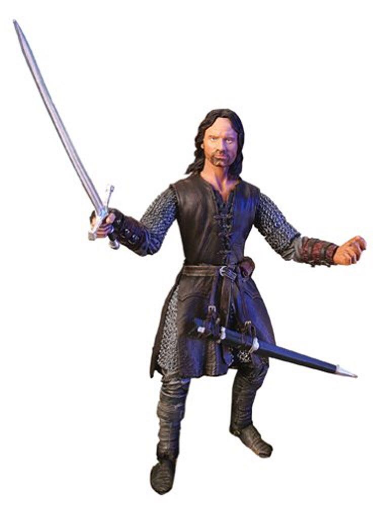 Aragorn: Battle Action - Toy Biz (LOTR: The Two Towers) action figure collectible [Barcode 035112815686] - Main Image 2