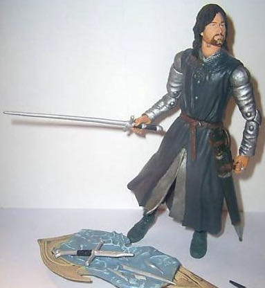 Aragorn: Council of Elrond - Toy Biz (Epic Trilogy) (LOTR: The Fellowship Of The Ring) action figure collectible [Barcode 035112816317] - Main Image 4