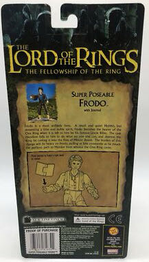 Frodo with Journal: Super Posable - Toy Biz (Epic Trilogy) (LOTR: The Fellowship Of The Ring) action figure collectible [Barcode 035112816324] - Main Image 4