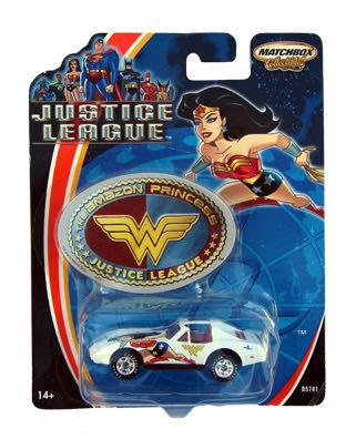 WONDER WOMAN Car - Matchbox (Justice League Of America) action figure collectible [Barcode 035995915657] - Main Image 2
