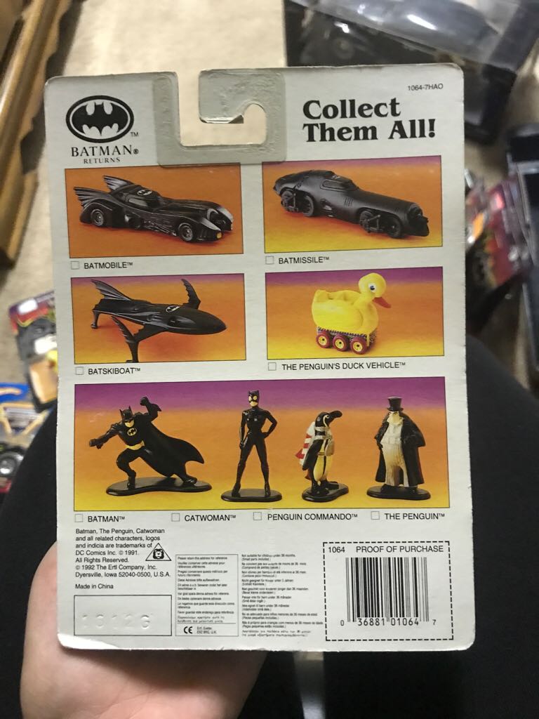 Batman 1989 Batmobile  - The ERTL company,INC. (Batman (1989)) action figure collectible [Barcode 036881010647] - Main Image 2