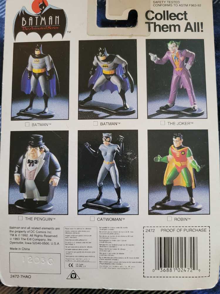 Batman TAS : Penguin - Ertl (Batman The Animated Series) action figure collectible [Barcode 036881024729] - Main Image 2