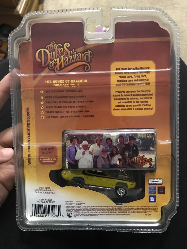 The Dukes Of Hazzard - Johnny Lightning  - Learning Curve brands, Inc action figure collectible [Barcode 036881505280] - Main Image 2