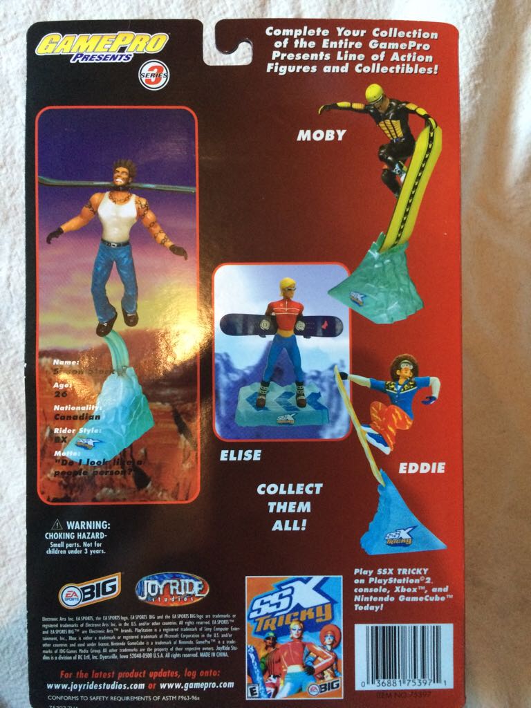 SSX Tricky: Psymon  action figure collectible [Barcode 036881753971] - Main Image 2