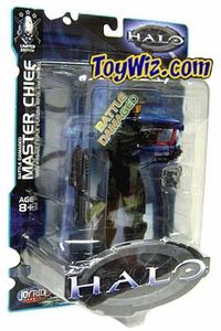 Halo Battle Damaged Master Chief - Joyride Studios (Video Games) action figure collectible [Barcode 036881789062] - Main Image 2