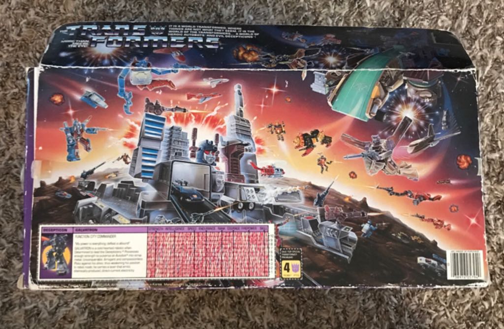 Transformers G1 Galvatron City Commander - Hasbro (1986) action figure collectible [Barcode 038976057940] - Main Image 2