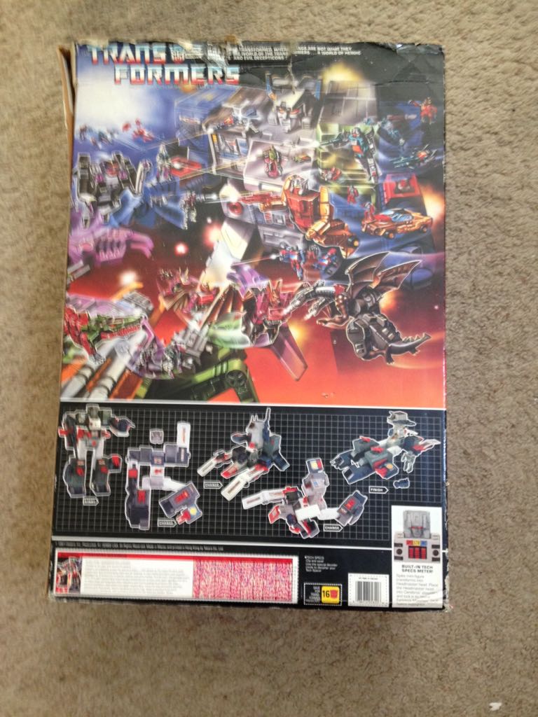 Fortress Maximus 1st With Cerebros Spike And Cog Gasket And Grommet Headmaster Base City - Hasbro (1987) action figure collectible [Barcode 038976058206] - Main Image 2