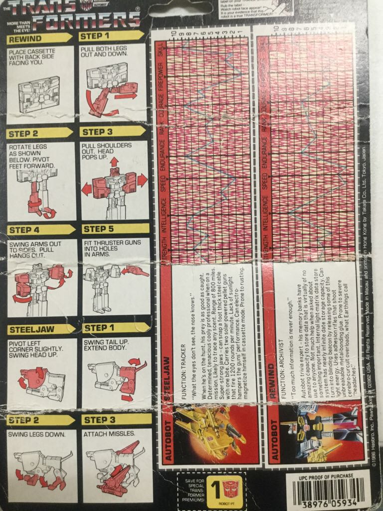 Rewind & Steeljaw 2-Pack (KO) - Unknown (The Transformers) action figure collectible [Barcode 038976059340] - Main Image 2