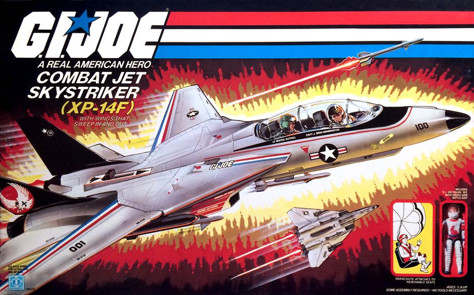 Vehicle GI Joe Skystriker (XP-14F) - Hasbro (G.I. Joe - A Real American Hero) action figure collectible [Barcode 038976060100] - Main Image 3