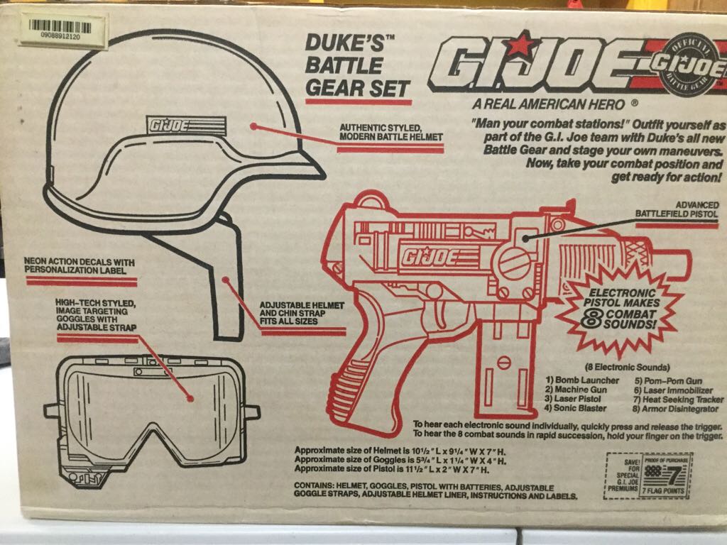 G.I. Joe Electronic Battle Gear Set (Duke) - Hasbro (G.I. Joe Battle Gear) action figure collectible [Barcode 038976060353] - Main Image 2