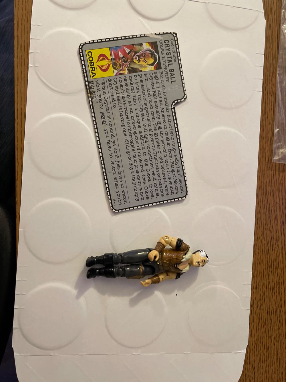 1987 Crystal Ball - Hasbro (GI Joe - A Real American Hero) action figure collectible [Barcode 038976064795] - Main Image 3