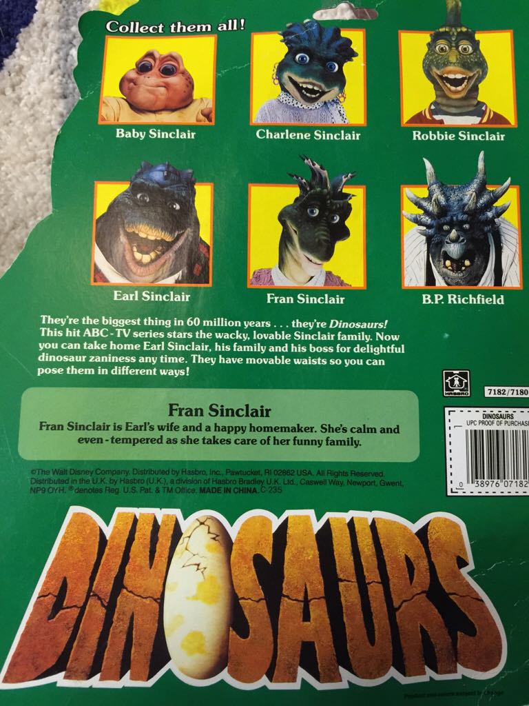 Fran Sinclair - Hasbro (dinosaur  tv show) action figure collectible [Barcode 038976071823] - Main Image 2