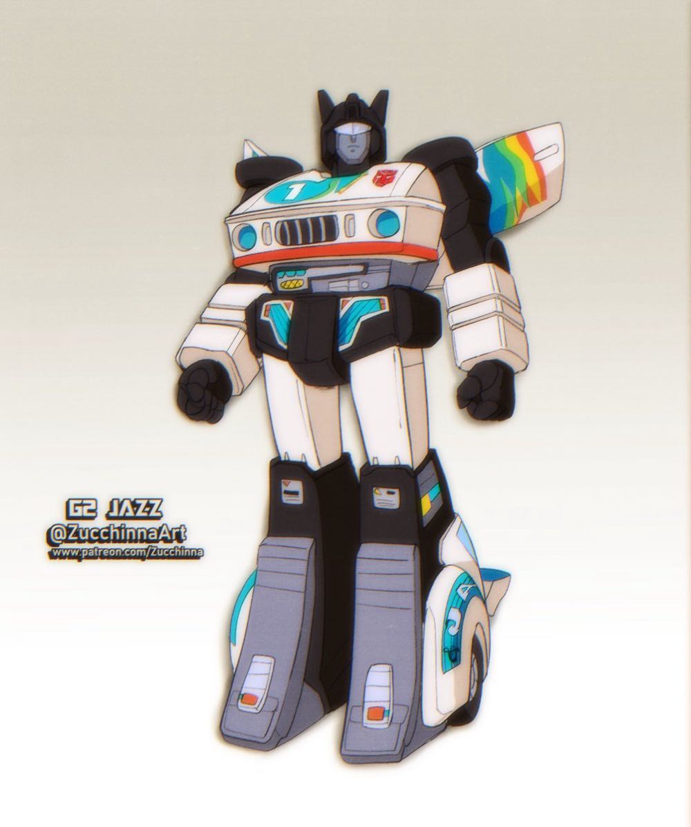 Transformers G2 Jazz - Hasbro (Transformers Generation 2) action figure collectible [Barcode 038976800119] - Main Image 8
