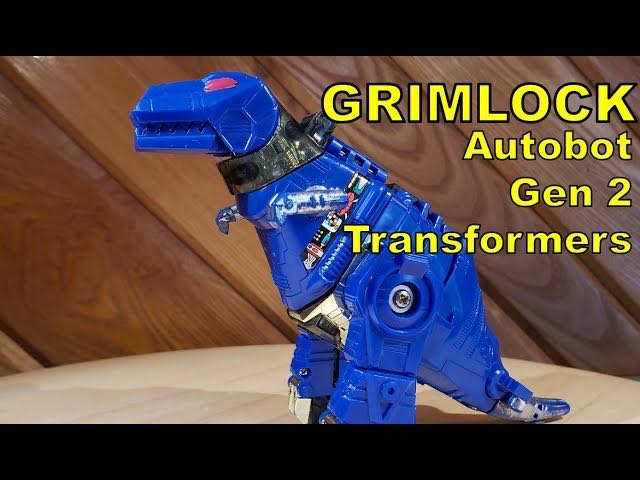 Transformers G2 Grimlock Dinobot (Blue) - Hasbro (The Transformers) action figure collectible [Barcode 038976800164] - Main Image 4