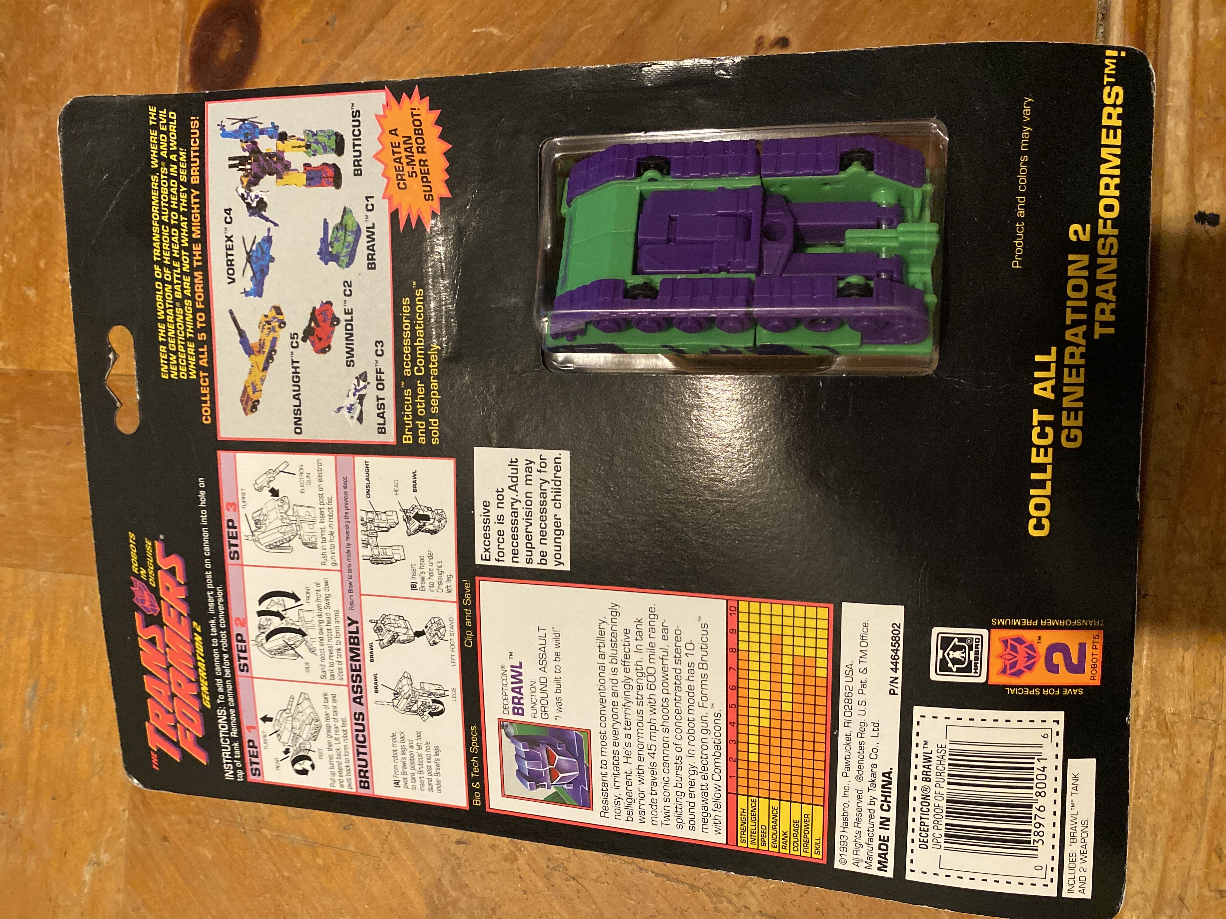 Brawl - Hasbro (Brawl) action figure collectible [Barcode 038976800416] - Main Image 2