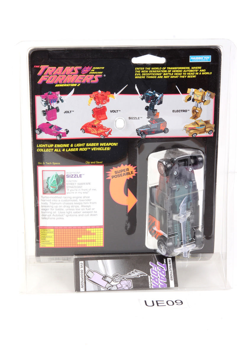 Transformers G2 Sizzle Laser Rod - Hasbro (Generation 2) action figure collectible [Barcode 038976801390] - Main Image 10