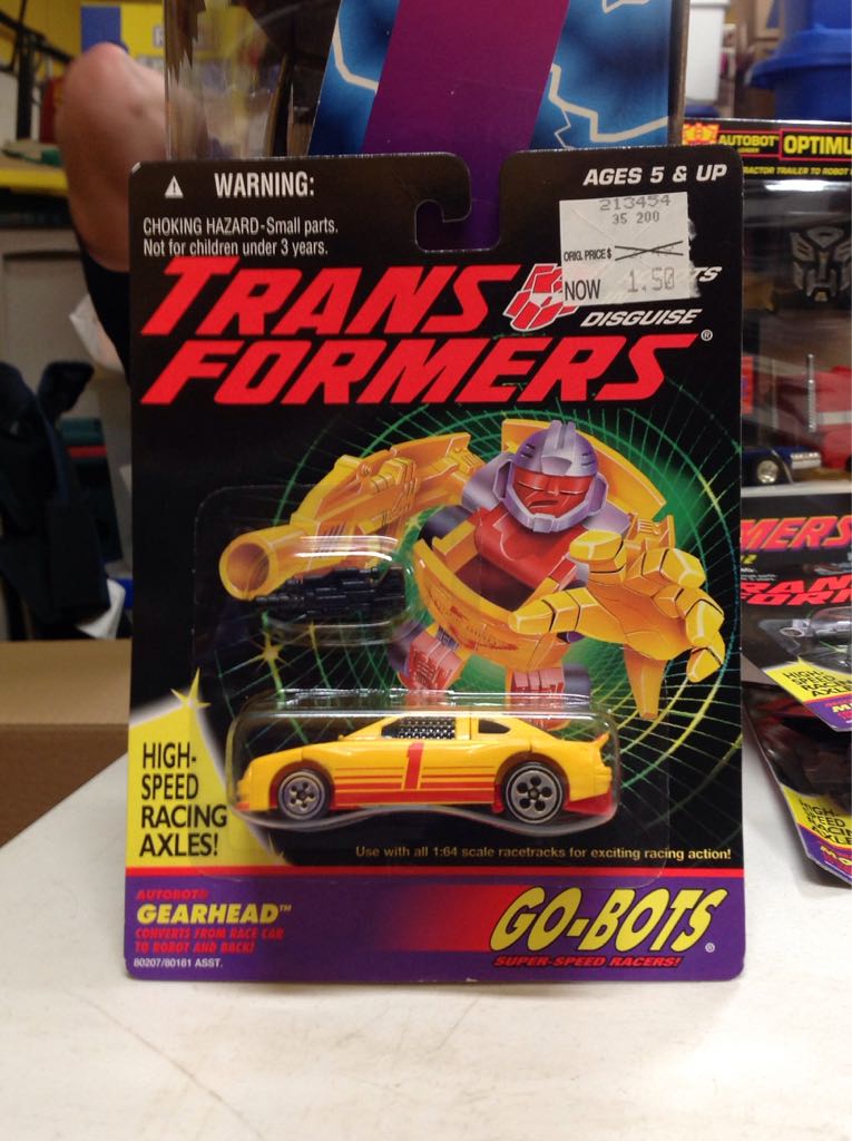 Transformers Go Bots Auto bot Gearhead  - Hasbro Toy (Transformers Go-Bots) action figure collectible [Barcode 038976802076] - Main Image 1
