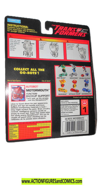 Transformers G2 Motormouth Go-bots - Hasbro (Generation 2) action figure collectible [Barcode 038976802090] - Main Image 9