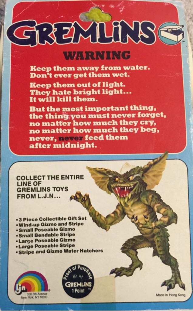 Gizmo - Ljn action figure collectible [Barcode 023582090221] - Main Image 2