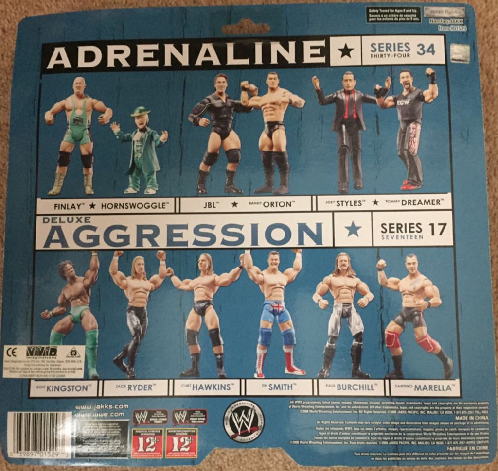 WWE Jakks Adrenaline Series 34 JBL & Randy Orton - Jakks Pacific action figure collectible [Barcode 039897015293] - Main Image 2