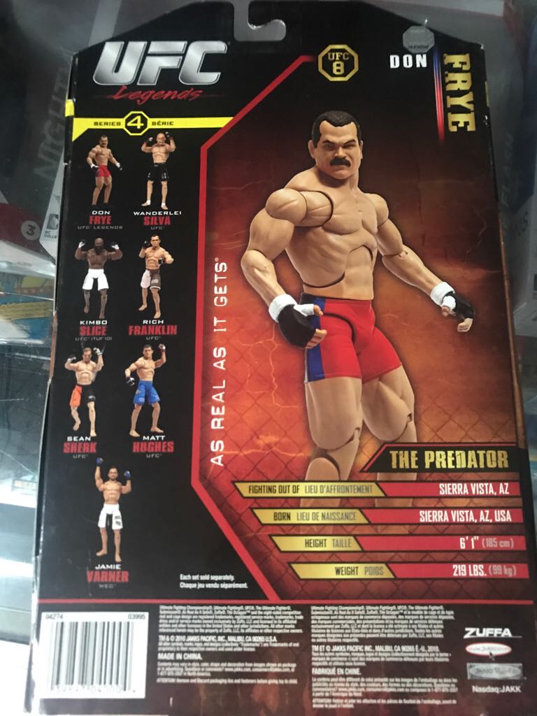 UFC Don Frye   action figure collectible [Barcode 039897040004] - Main Image 2