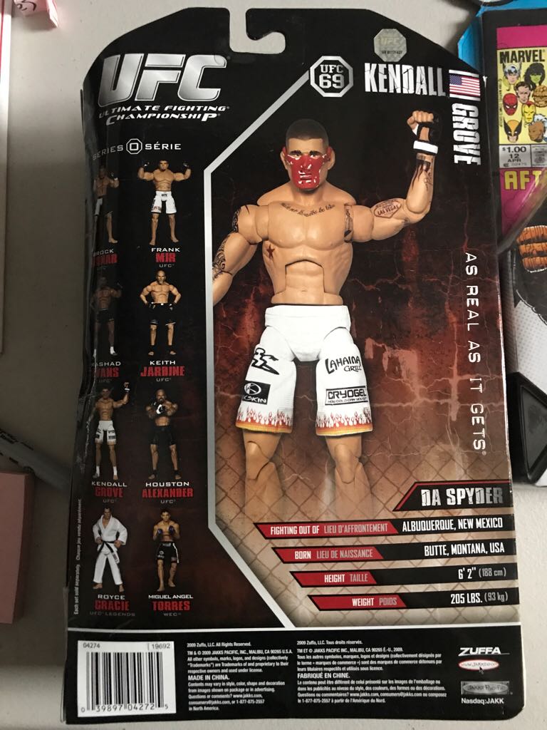 UFC - Kendall Grove  - Zuffa (Ultimate Fighting Championship) action figure collectible [Barcode 039897042725] - Main Image 2