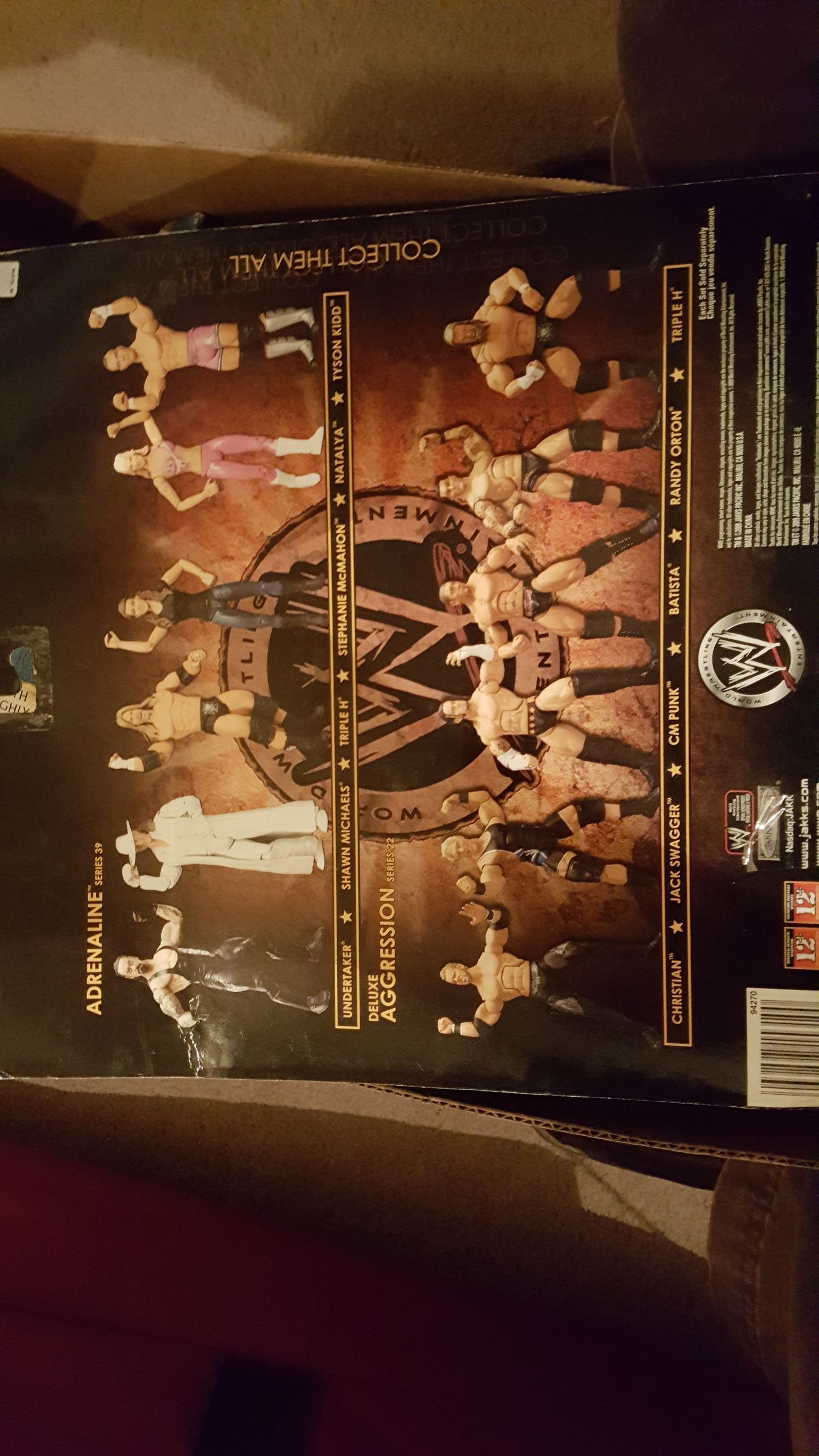 Adrenaline Undertaker v Shawn Michaels  action figure collectible [Barcode 039897153100] - Main Image 2