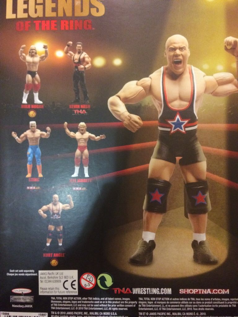 Kirt Angle (Legends Of The Ring)  action figure collectible [Barcode 039897158907] - Main Image 2